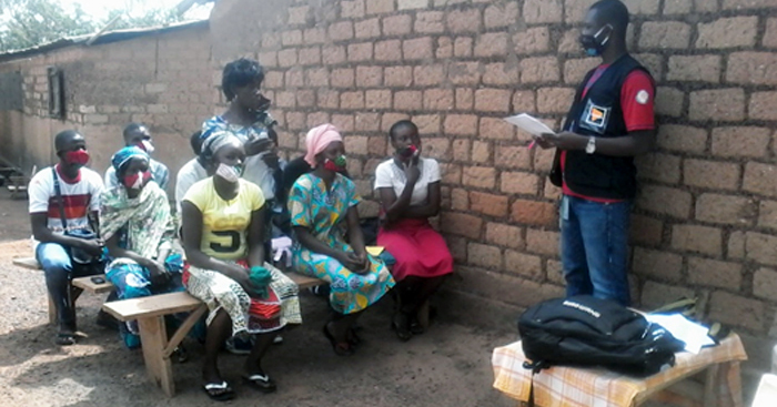 Focus Group Discussion on the baseline with community members of Bimbo, Central African Republic