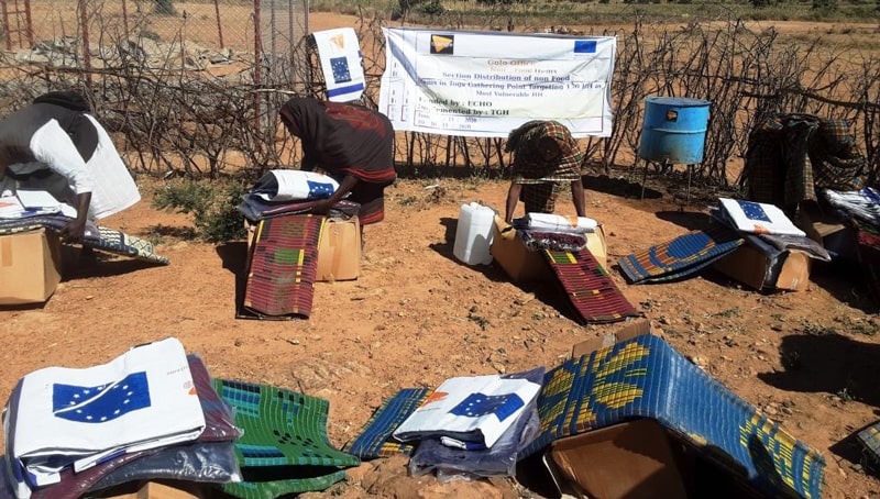 Distribution par TGH de kits de biens non alimentaires organisée à Toga - Darfour