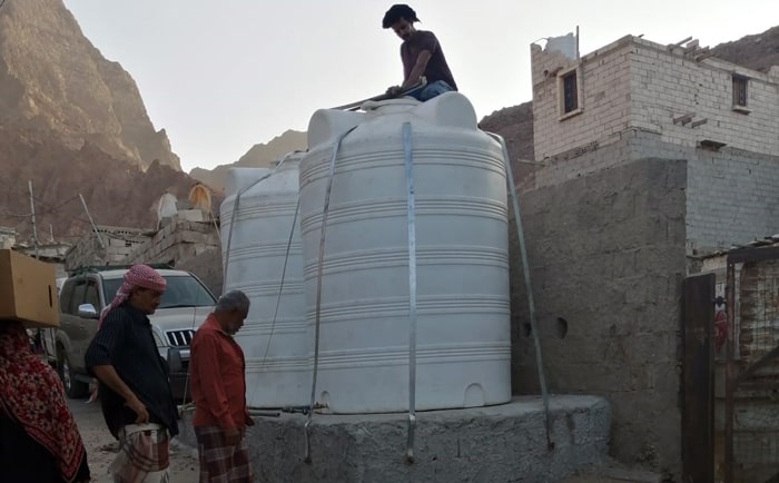 Installation de réservoirs pour le stockage de l’eau