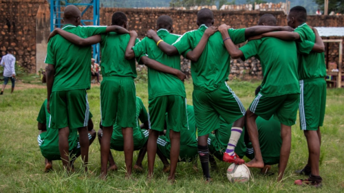 Journée du foot, Maison d’arrêt Ngaragba, Bangui